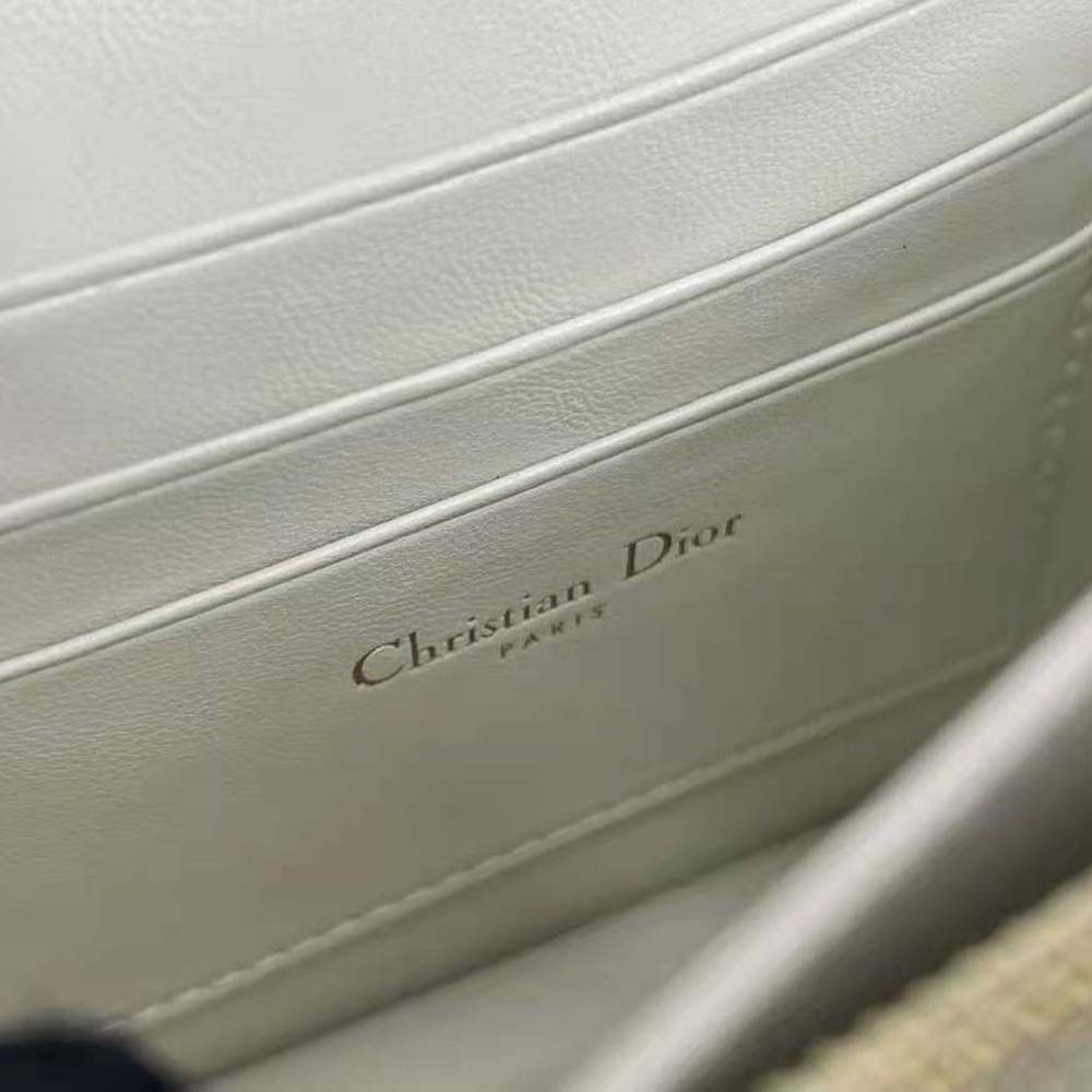Dior Women Miss Caro Mini Bag Latte Macrocannage Lambskin - image 10