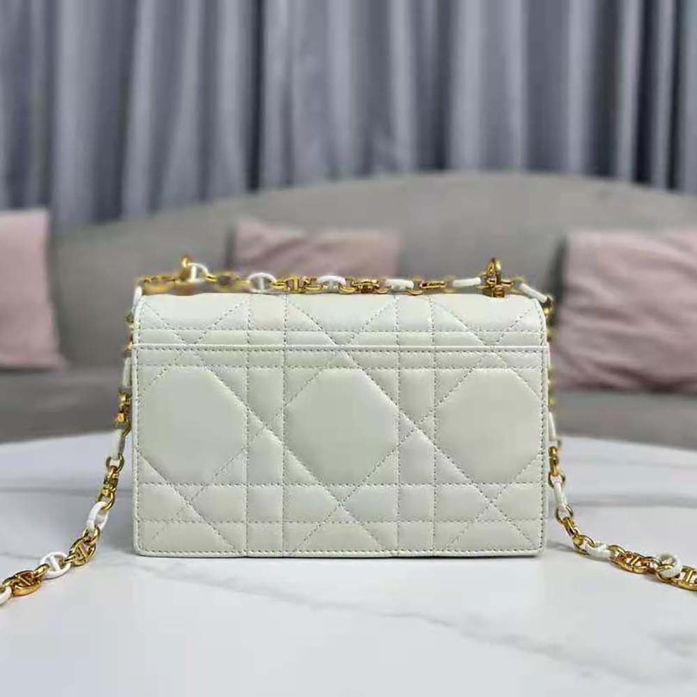 Dior Women Miss Caro Mini Bag Latte Macrocannage Lambskin - image 4