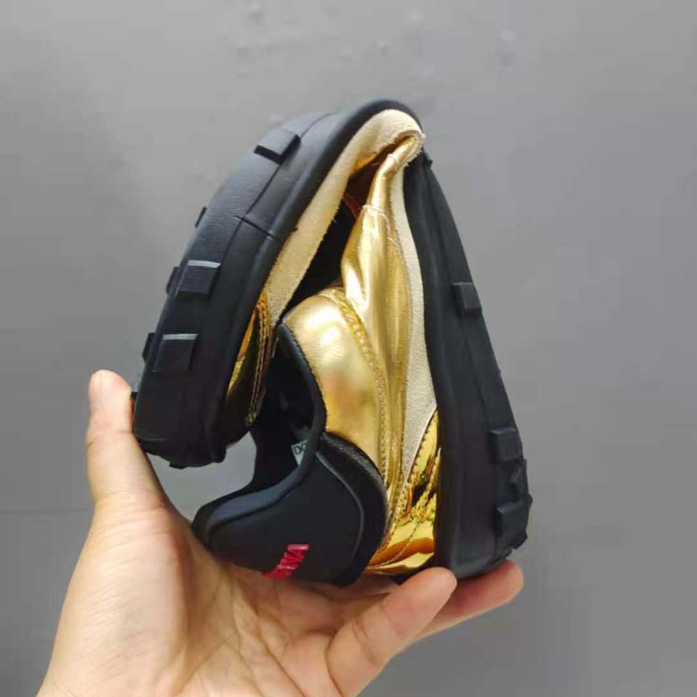 Dolce Gabbana D&G Men Mixed-material Old Runner Sneakers-Gold - image 8