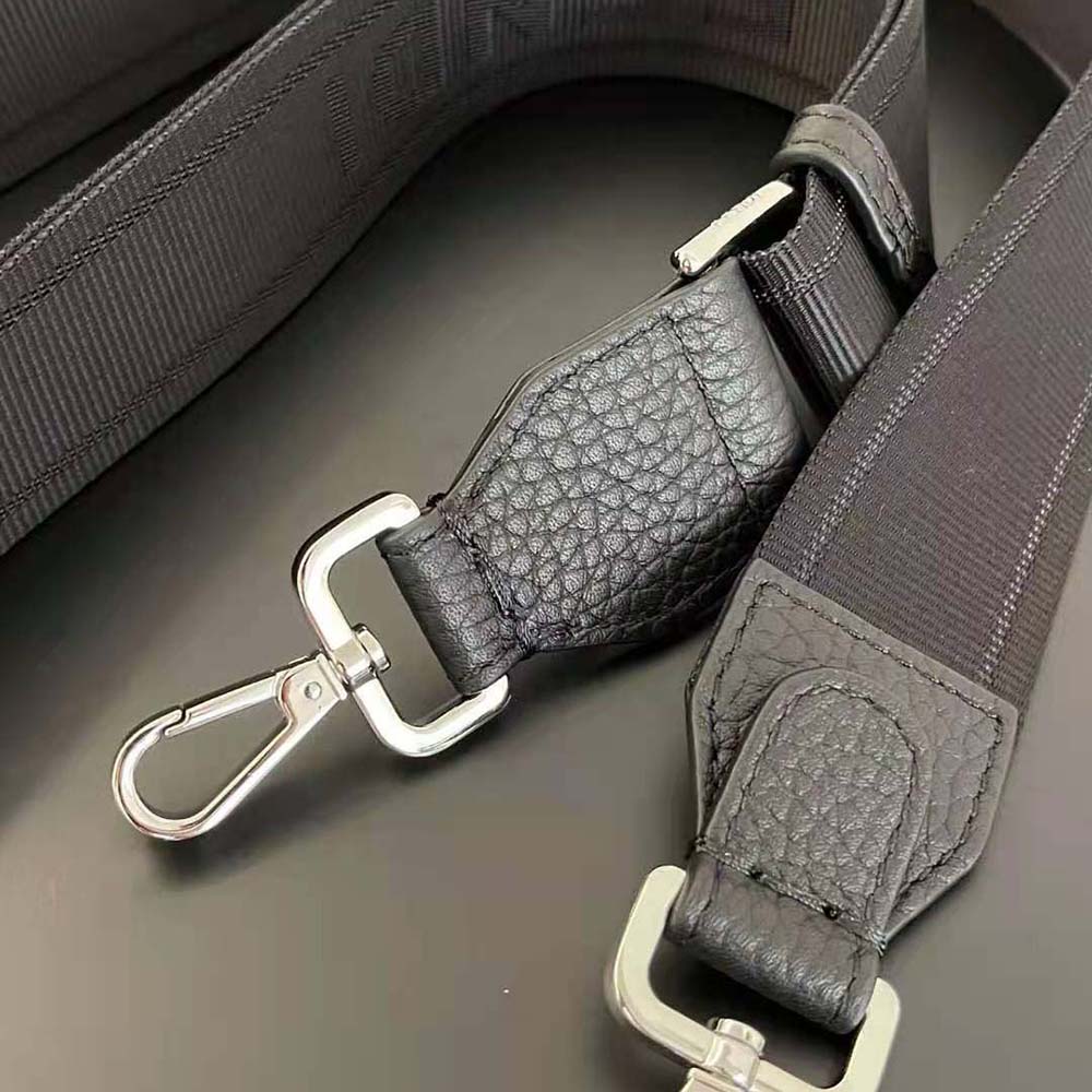 Fendi Men Peekaboo ISeeU XCross Black Leather Bag - image 7