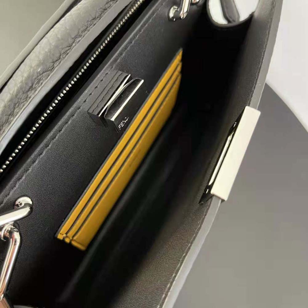 Fendi Men Peekaboo ISeeU XCross Black Leather Bag - image 6
