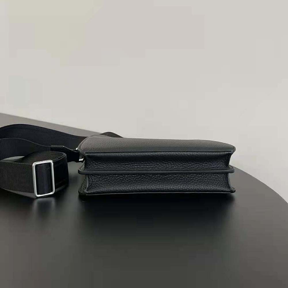 Fendi Men Peekaboo ISeeU XCross Black Leather Bag - image 5
