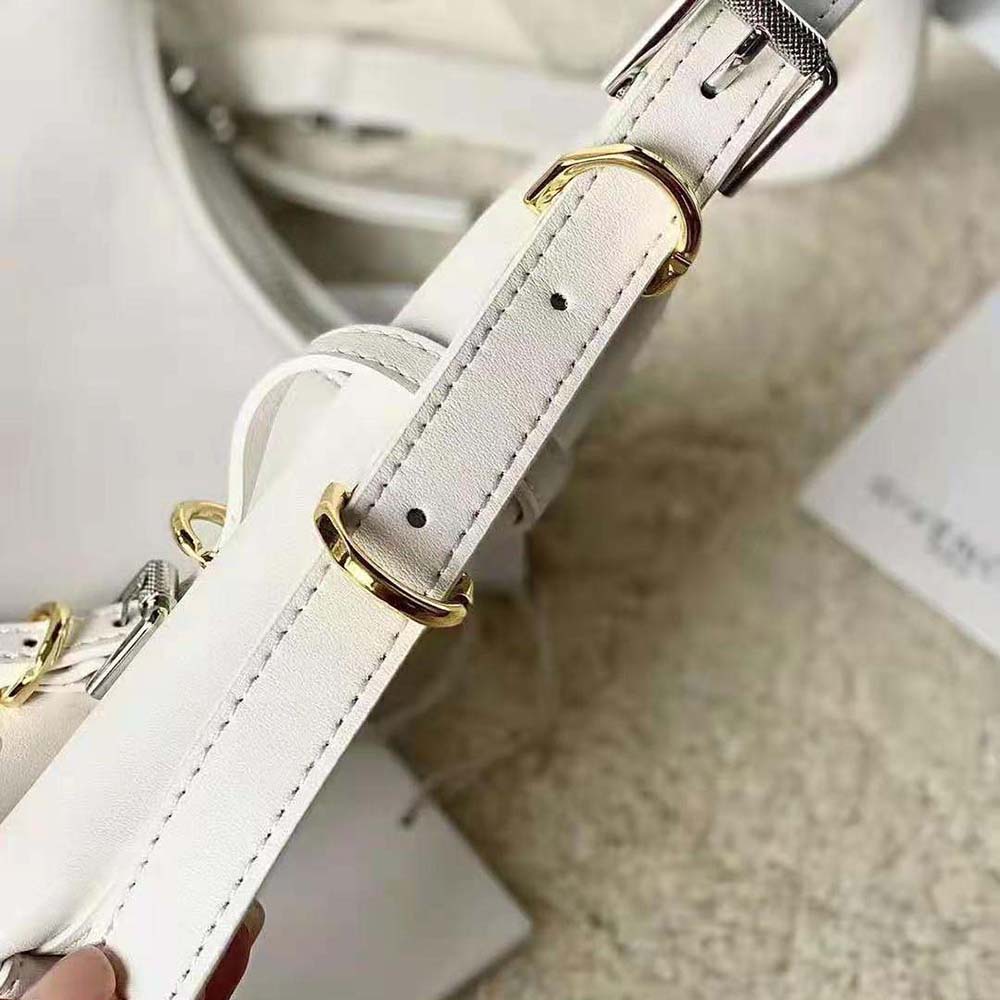 Givenchy Women Mini Voyou Bag in Leather-White - image 9