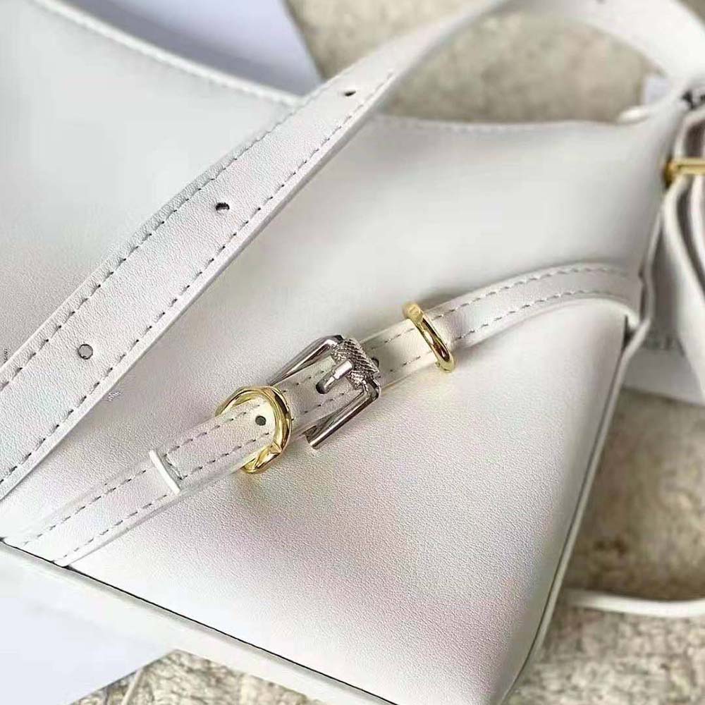 Givenchy Women Mini Voyou Bag in Leather-White - image 5