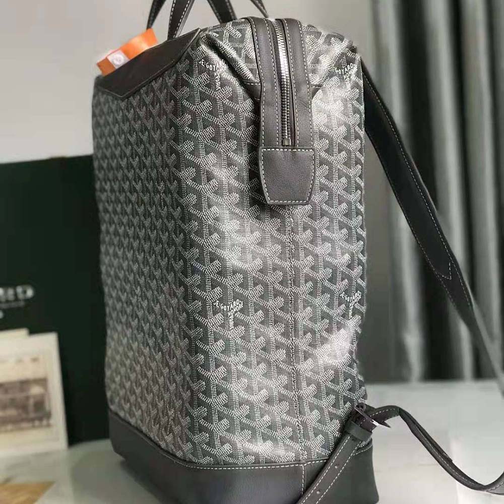 Goyard Women Sac A Dos Cisalpin in Goyardine Canvas & Chevroches Calfskin-Silver - image 4