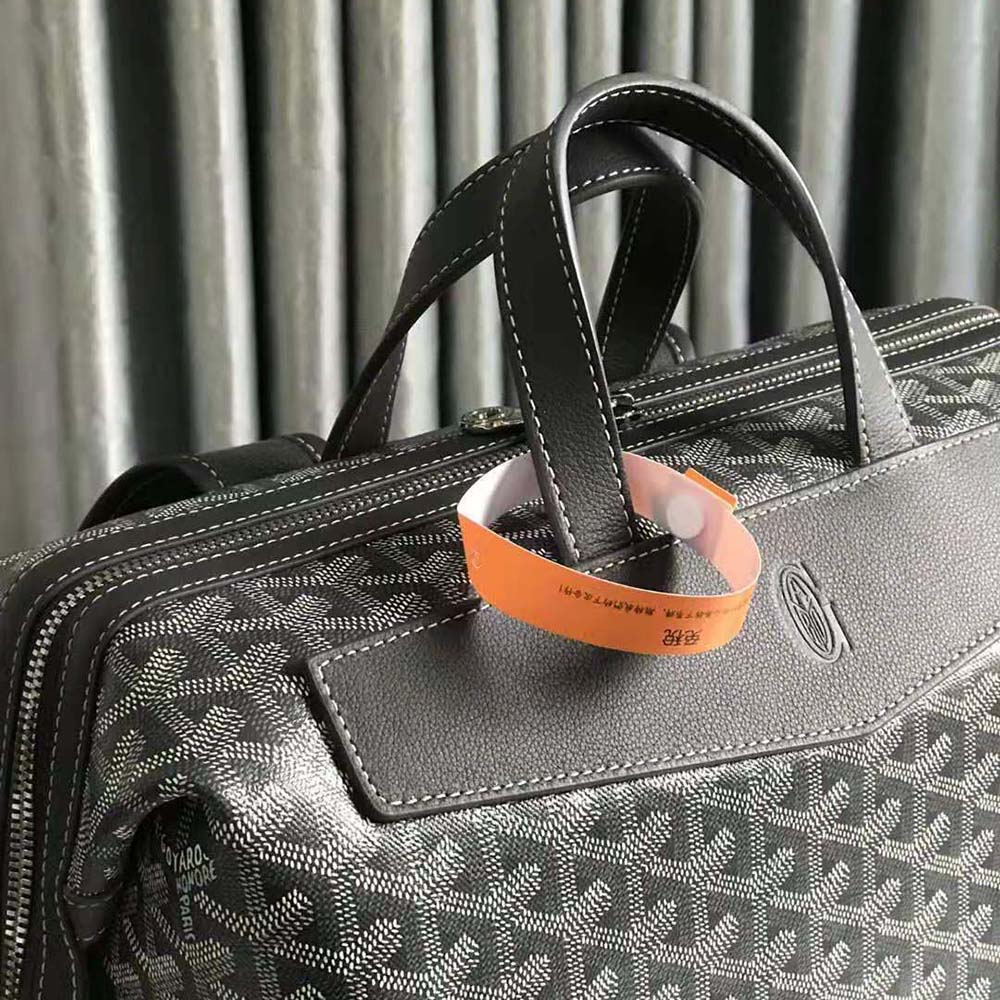 Goyard Women Sac A Dos Cisalpin in Goyardine Canvas & Chevroches Calfskin-Silver - image 6
