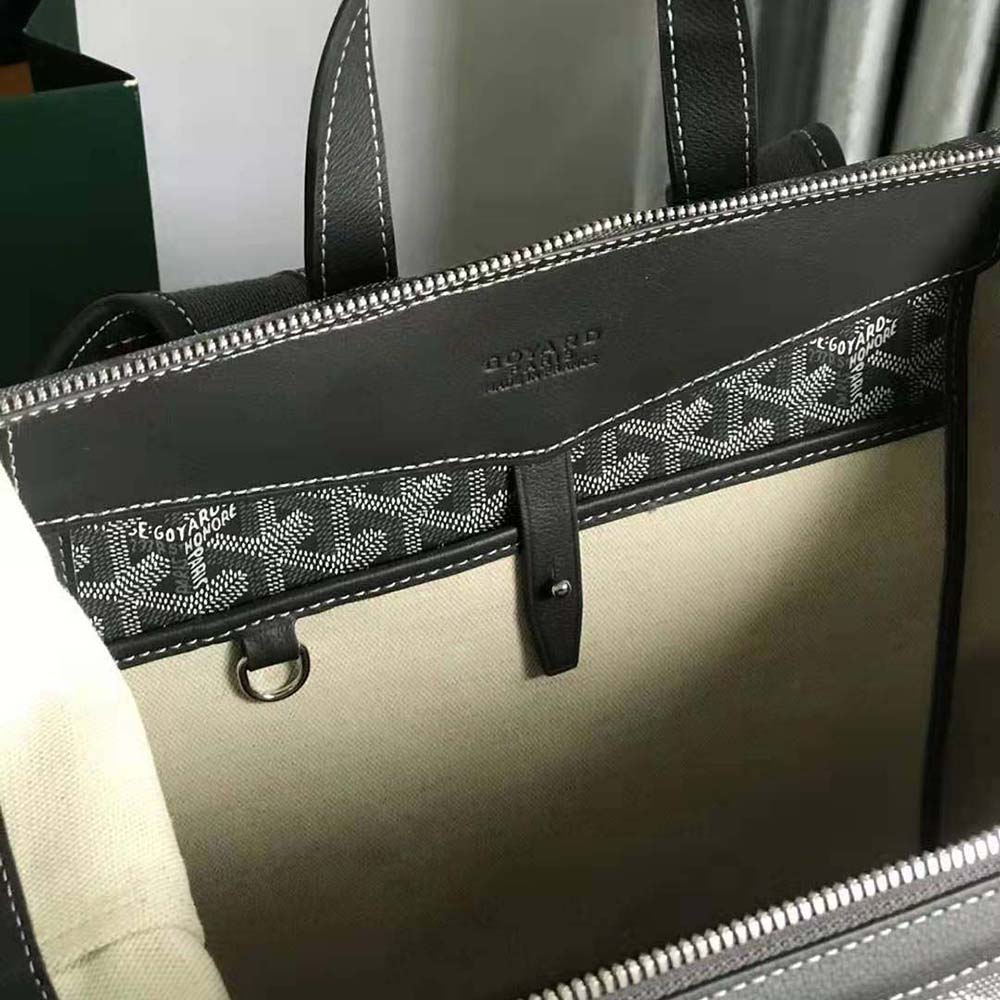 Goyard Women Sac A Dos Cisalpin in Goyardine Canvas & Chevroches Calfskin-Silver - image 8