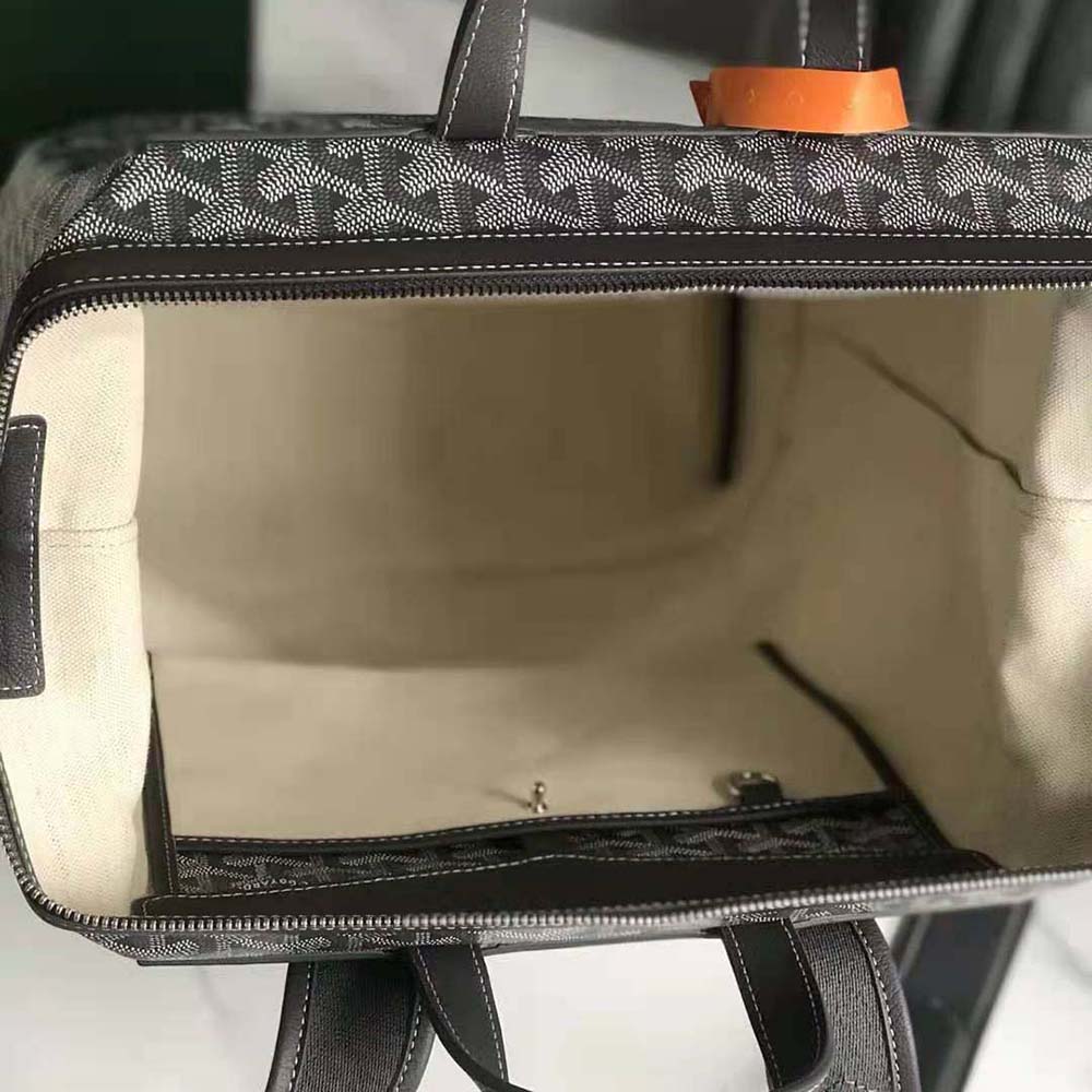Goyard Women Sac A Dos Cisalpin in Goyardine Canvas & Chevroches Calfskin-Silver - image 7