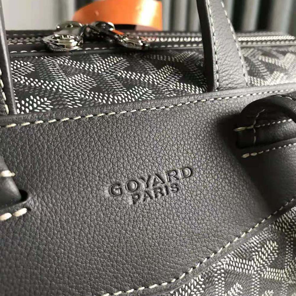 Goyard Women Sac A Dos Cisalpin in Goyardine Canvas & Chevroches Calfskin-Silver - image 10