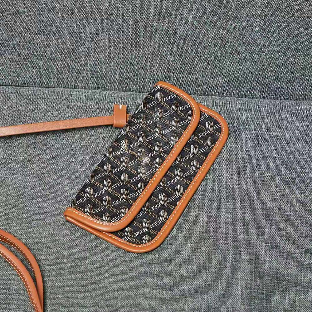 Goyard Women Sac Artois MM in Goyardine Canvas & Chevroches Calfskin-Brown - image 9