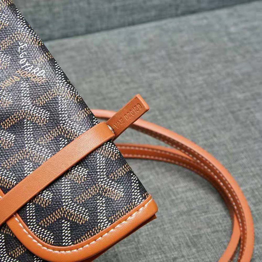 Goyard Women Sac Artois MM in Goyardine Canvas & Chevroches Calfskin-Brown - image 7