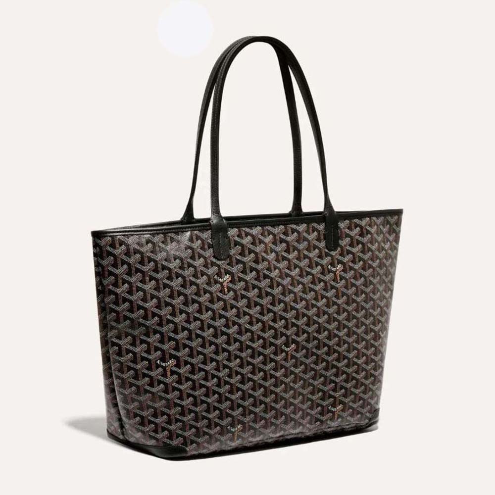 Front view of Goyard Women Sac Artois MM black handbag
