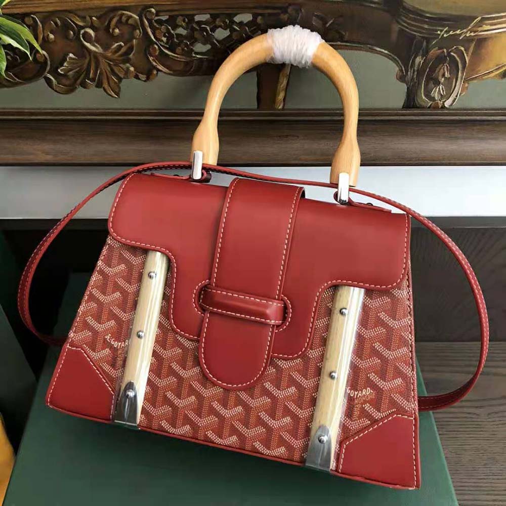 Silver hardware detail on Goyard Women Sac Saïgon PM