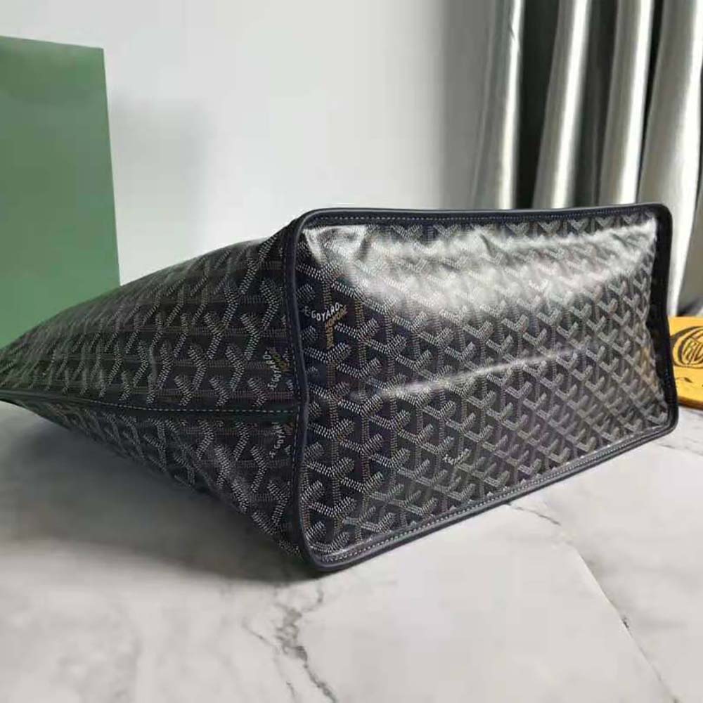 Goyard Women Sac Saint Louis GM in Goyardine Canvas & Chevroches Calfskin-Black - image 4