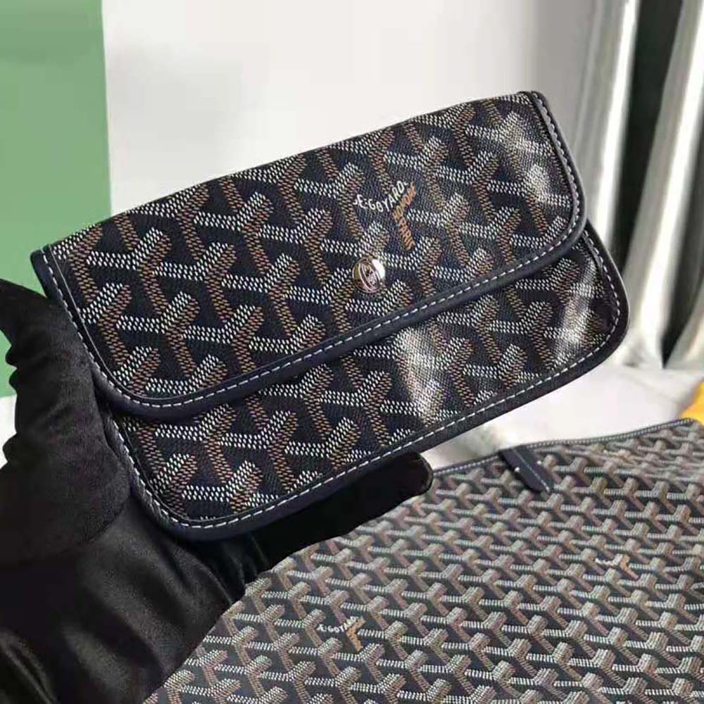 Goyard Women Sac Saint Louis GM in Goyardine Canvas & Chevroches Calfskin-Black - image 5