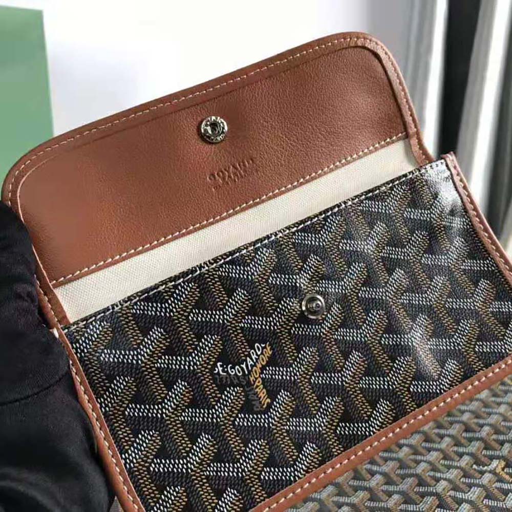 Goyard Women Sac Saint Louis GM in Goyardine Canvas & Chevroches Calfskin-Brown - image 6