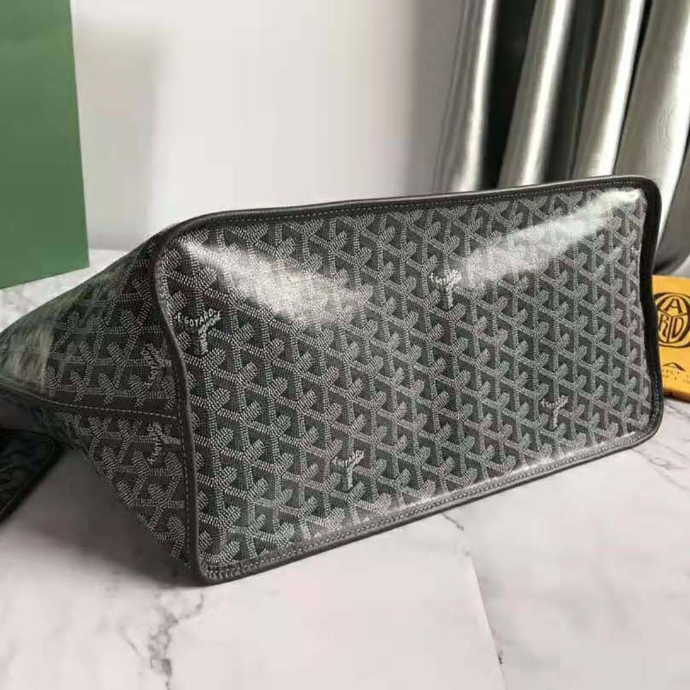 Goyard Women Sac Saint Louis GM in Goyardine Canvas & Chevroches Calfskin-Silver - image 4
