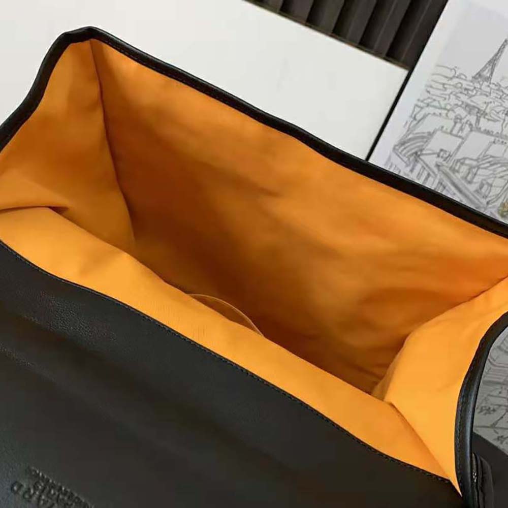 Goyard Women Saint Léger Backpack in Goyardine Canvas & Chevroches Calfskin-Black - image 9