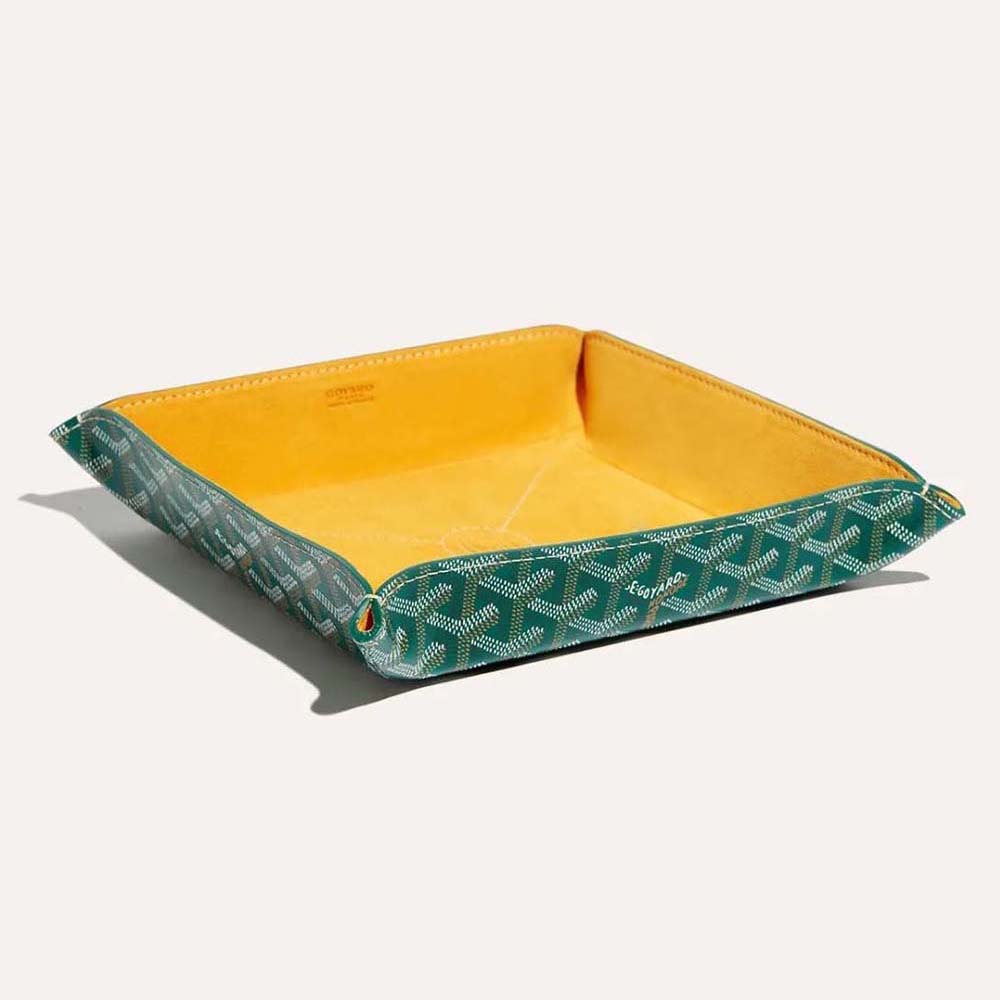 Front angle of Goyard Unisex Vide Poche Fourre-tout-Green accessory