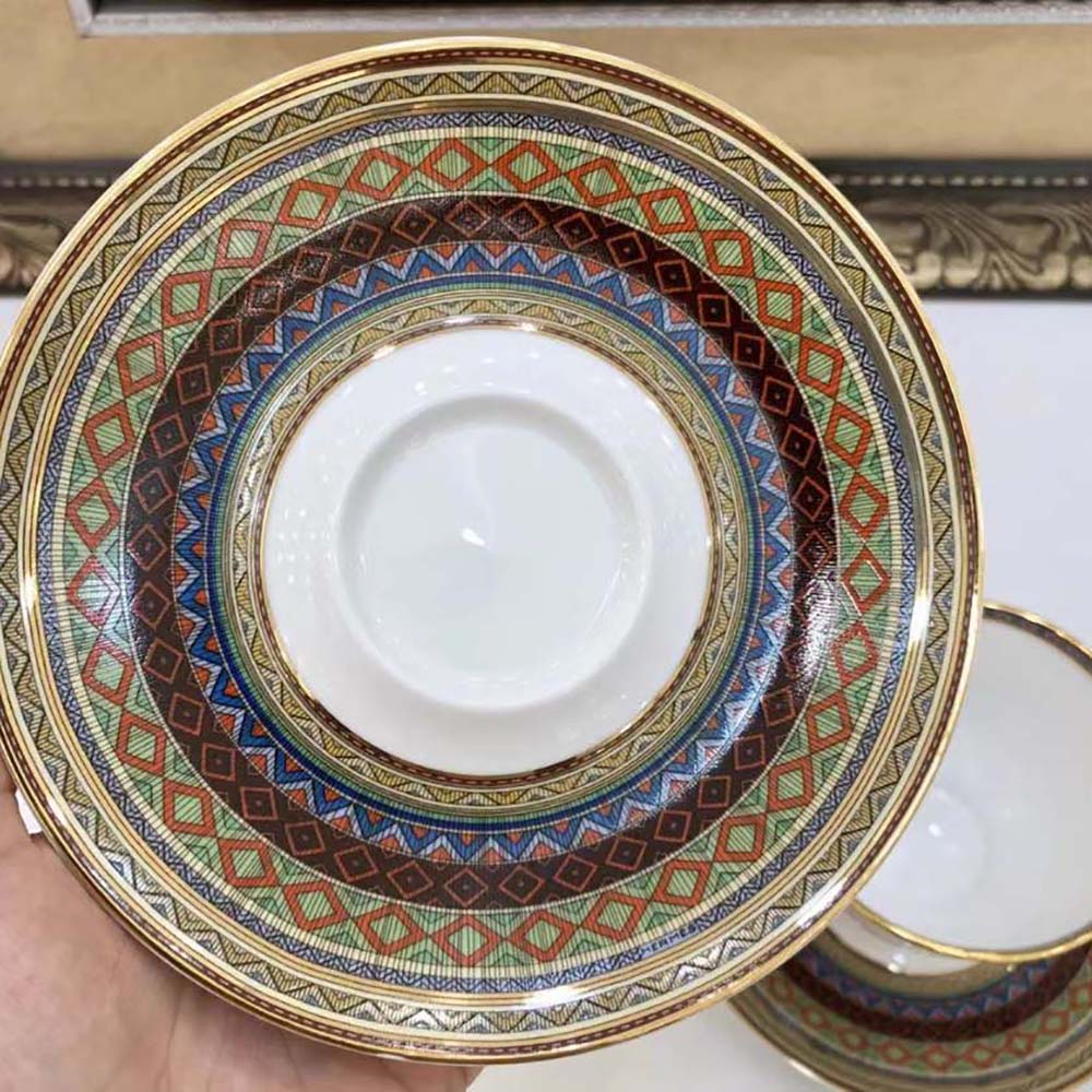 Hermes Unisex Cheval D’Orient Tea Cup and Saucer - image 7