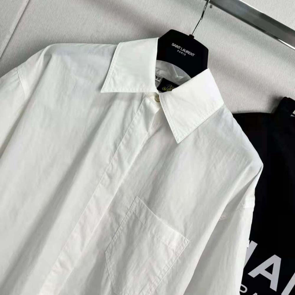 Loewe Women Cropped Workwear Shirt in Cotton - image 4