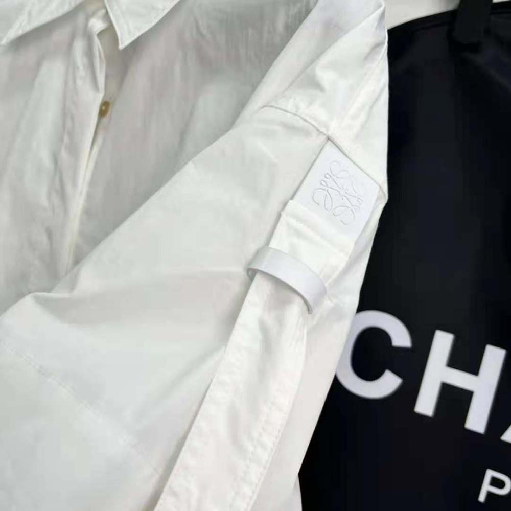 Loewe Women Cropped Workwear Shirt in Cotton - image 7