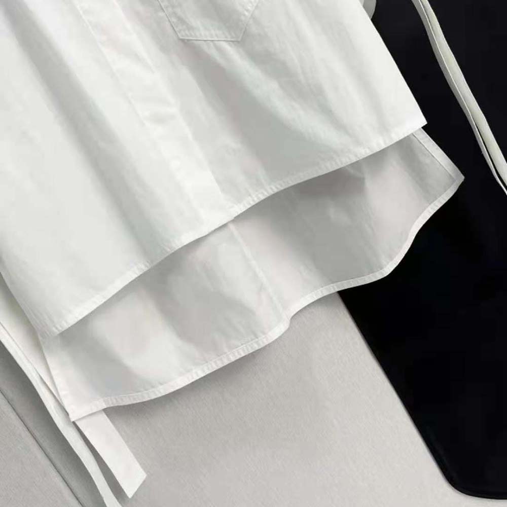 Loewe Women Cropped Workwear Shirt in Cotton - image 6