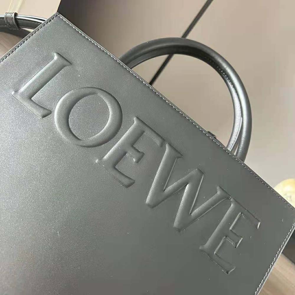 Loewe Women LOEWE Standard A4 Tote in Sleek Calfskin-Black - image 8
