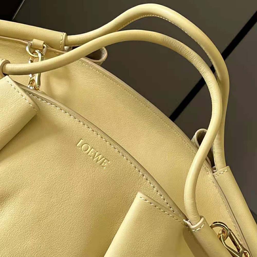 Loewe Women Small Paseo Bag in Shiny Nappa Calfskin-Gold - image 7