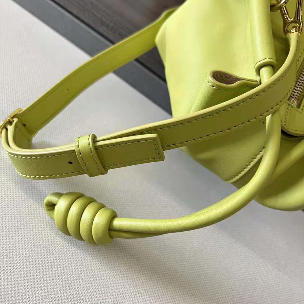 Loewe Women Small Paseo Bag in Shiny Nappa Calfskin-Yellow - image 8