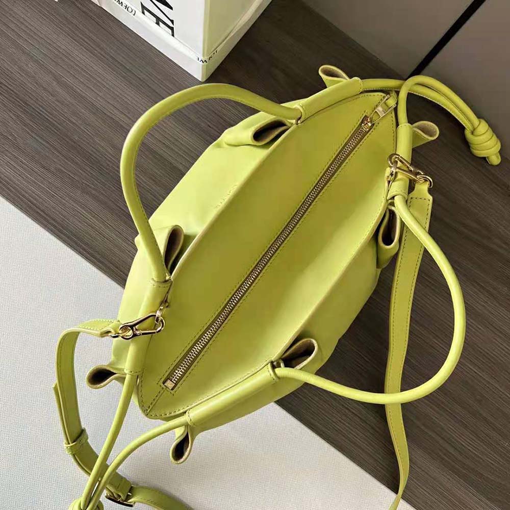 Loewe Women Small Paseo Bag in Shiny Nappa Calfskin-Yellow - image 7