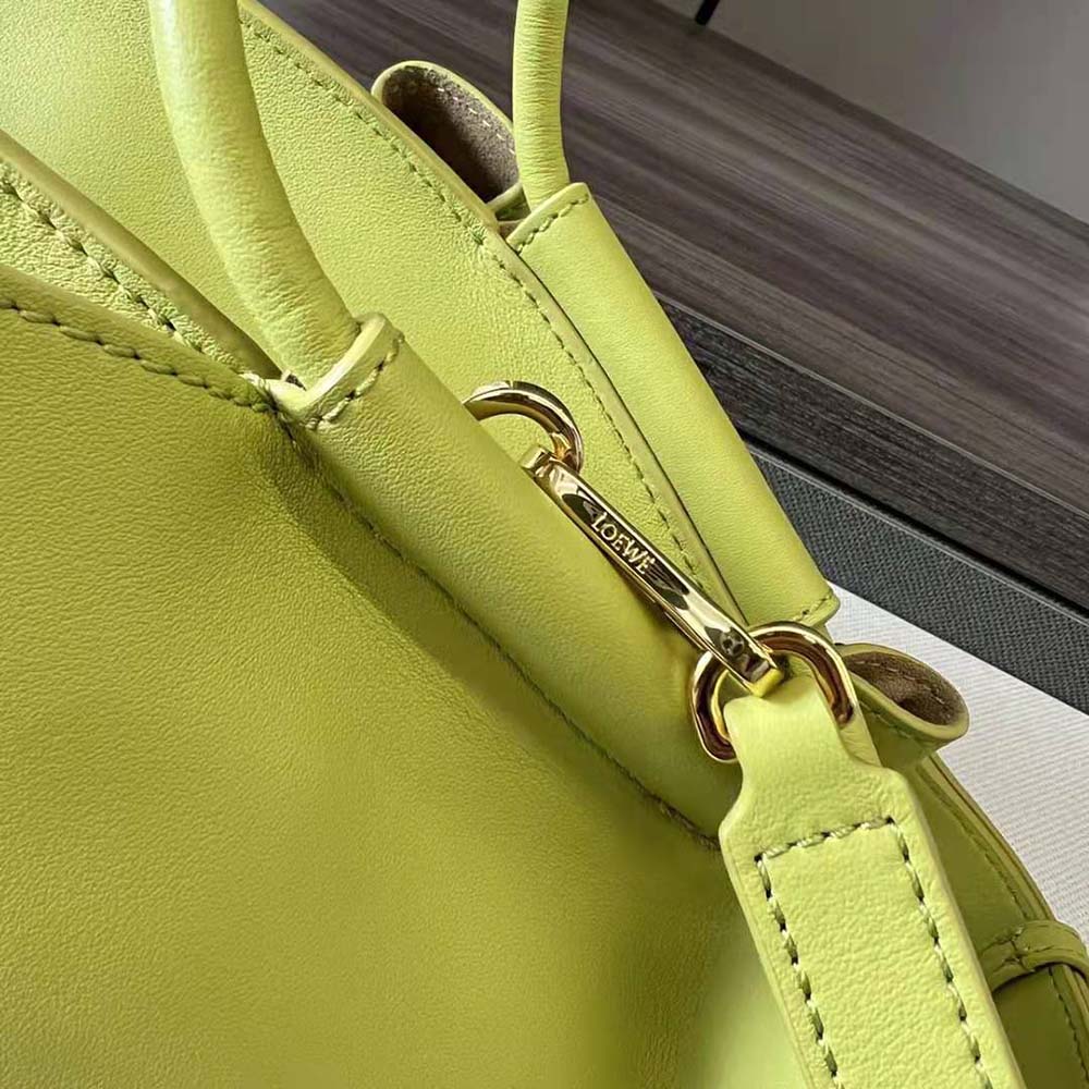 Loewe Women Small Paseo Bag in Shiny Nappa Calfskin-Yellow - image 10