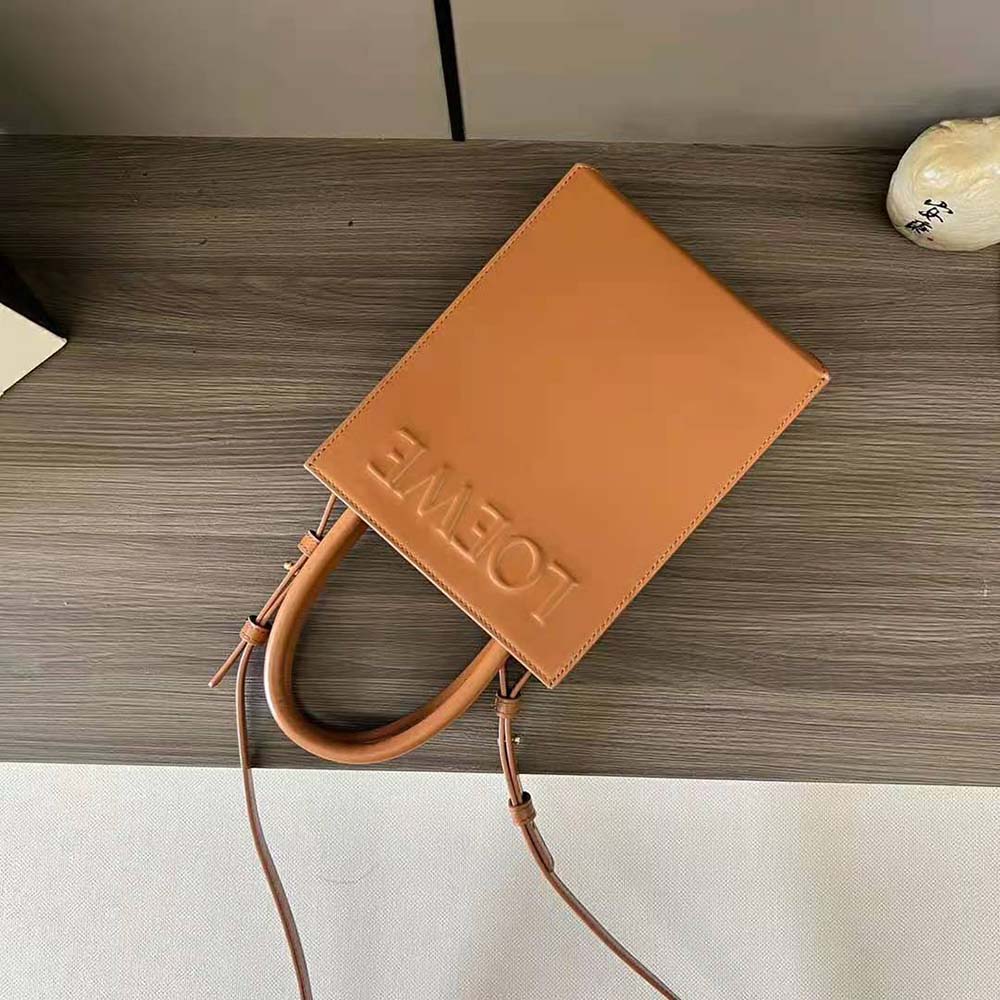 Loewe Women Standard A5 Tote in Sleek Calfskin-Tan - image 4