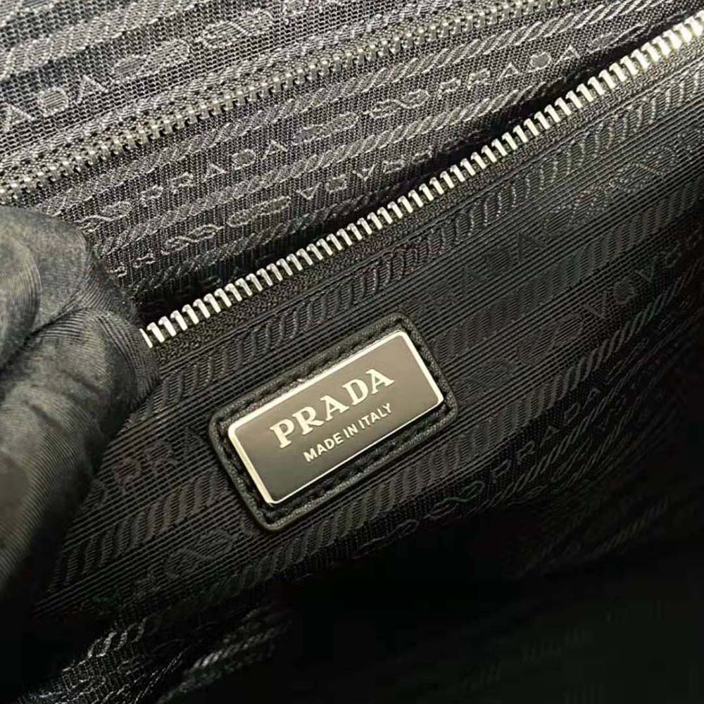 Prada Unisex Quilted Re-Nylon Travel Bag-Black - image 7