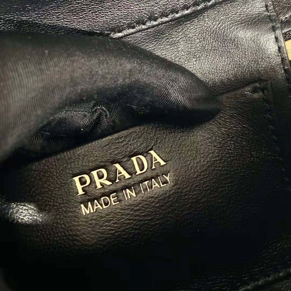 Prada Women Leather Mini-Bag-Black - image 10