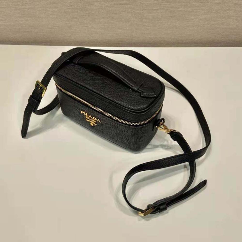 Prada Women Leather Mini-Bag-Black - image 5
