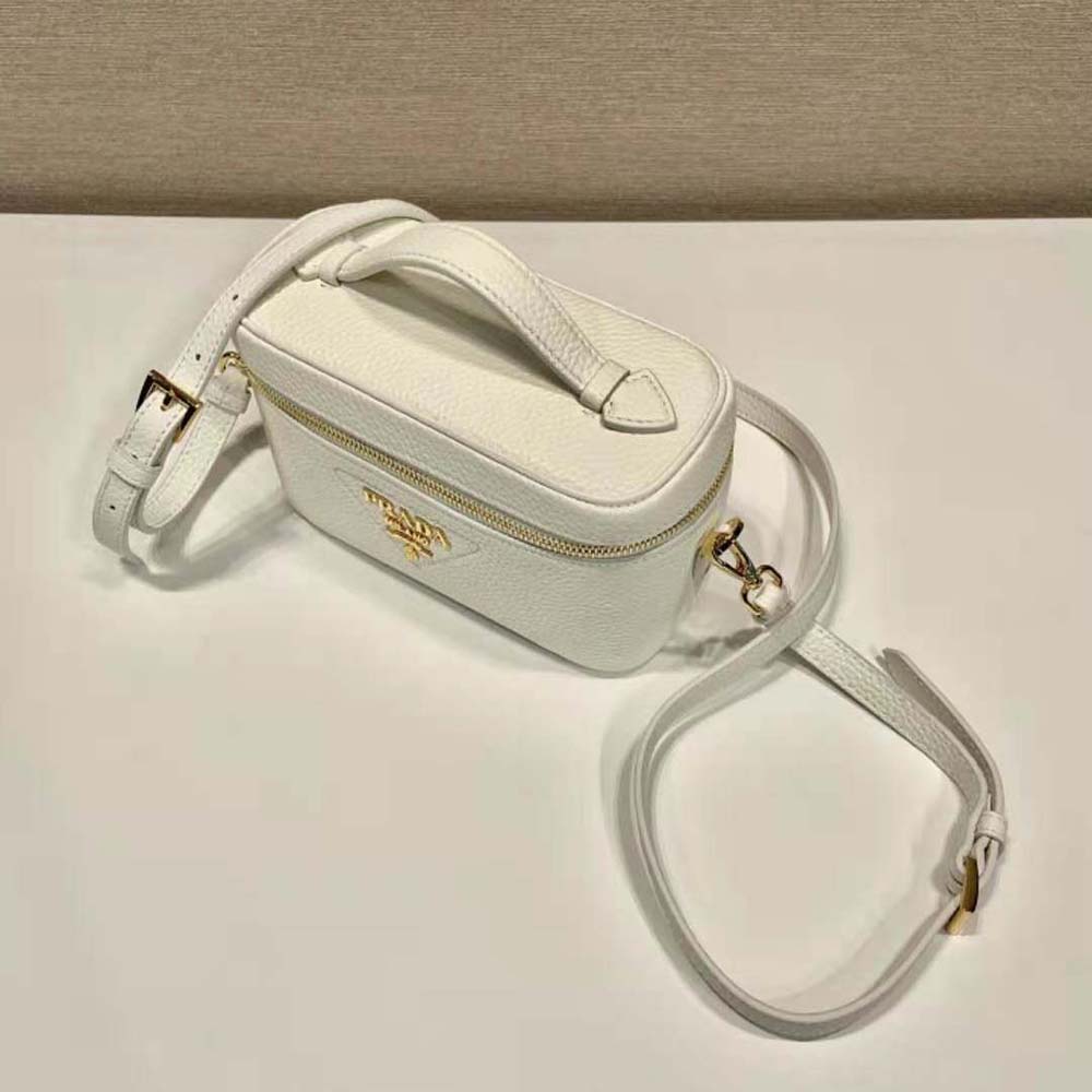 Prada Women Leather Mini-Bag-White - image 7