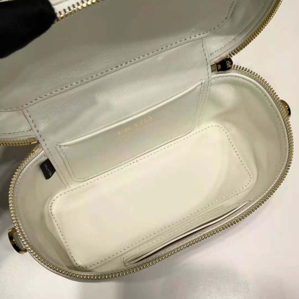 Prada Women Leather Mini-Bag-White - image 8