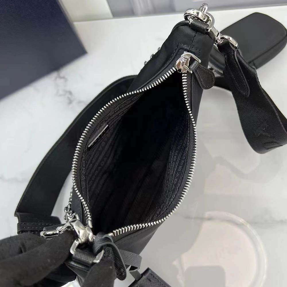 Prada Women Re-Edition 2005 Re-Nylon Bag-Black - image 7