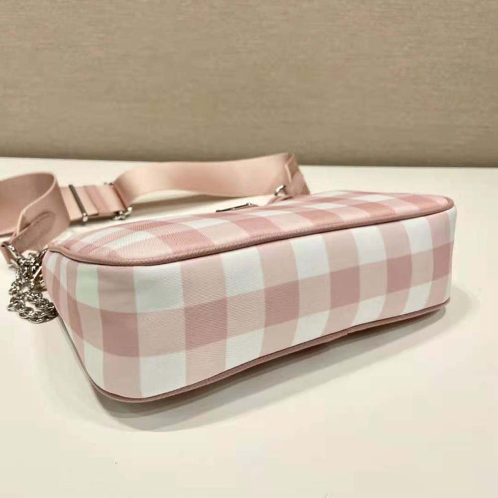 Prada Women Re-Edition 2005 Printed Re-Nylon Bag-Pink - image 6