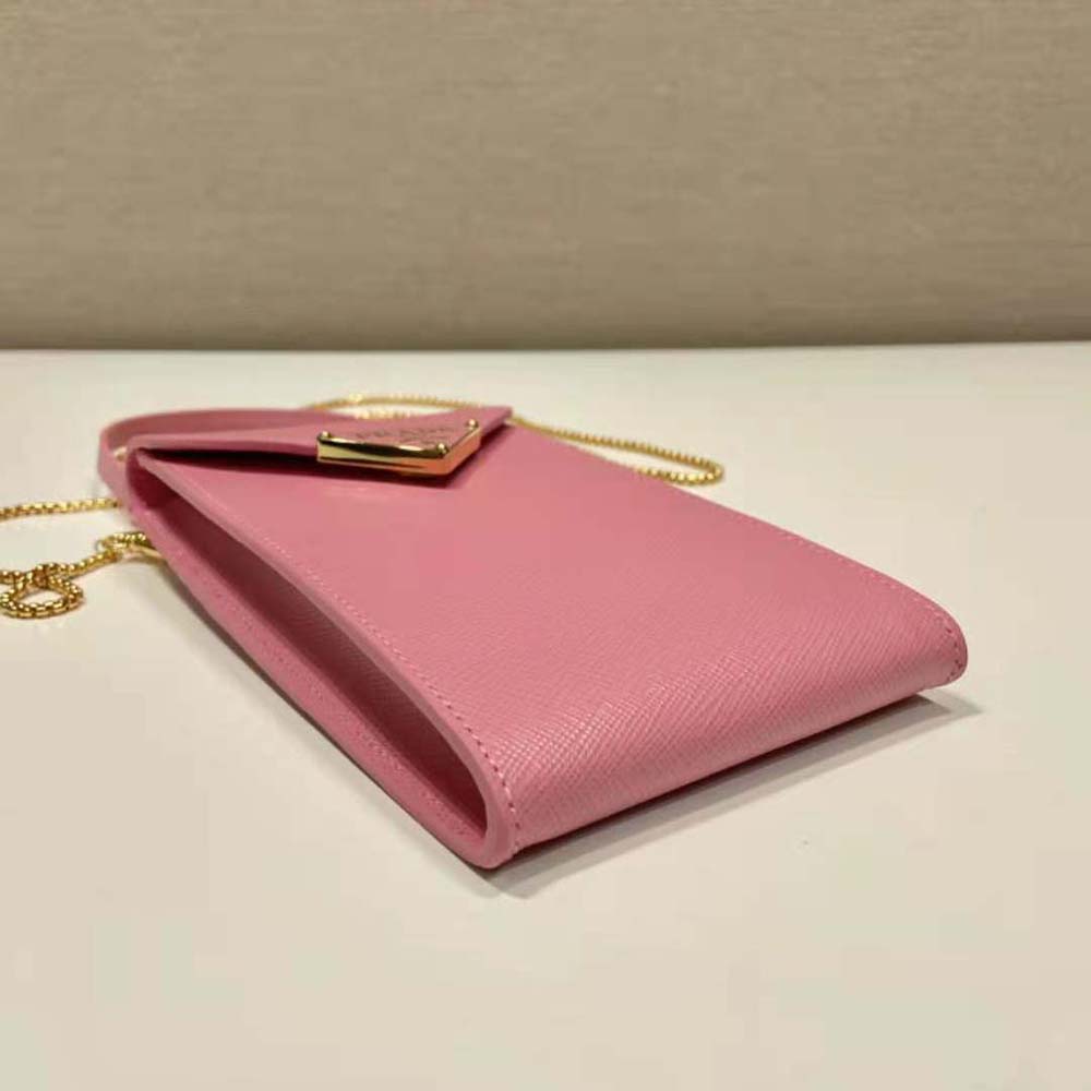 Prada Women Saffiano Leather Mini-Bag-Pink - image 6