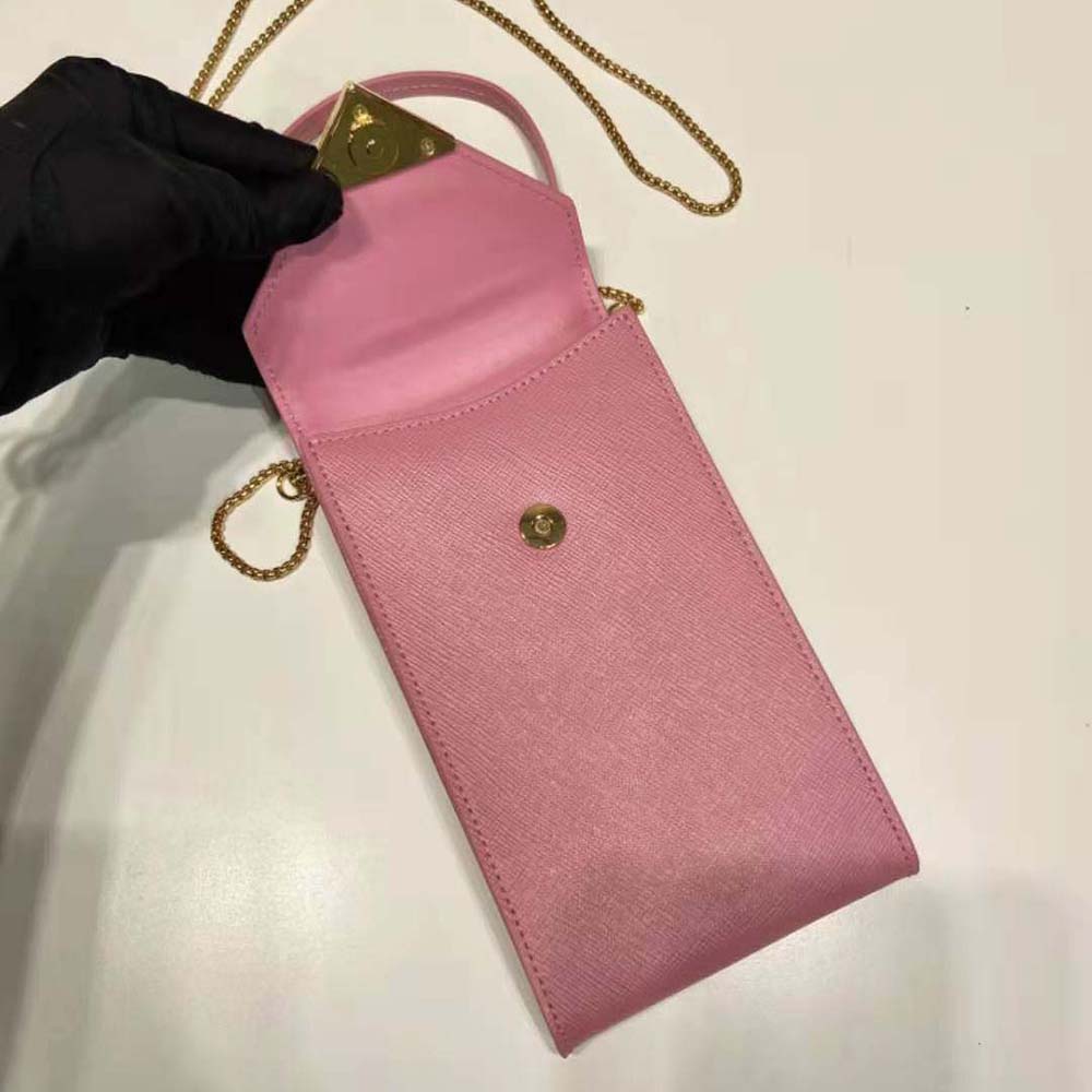 Prada Women Saffiano Leather Mini-Bag-Pink - image 7