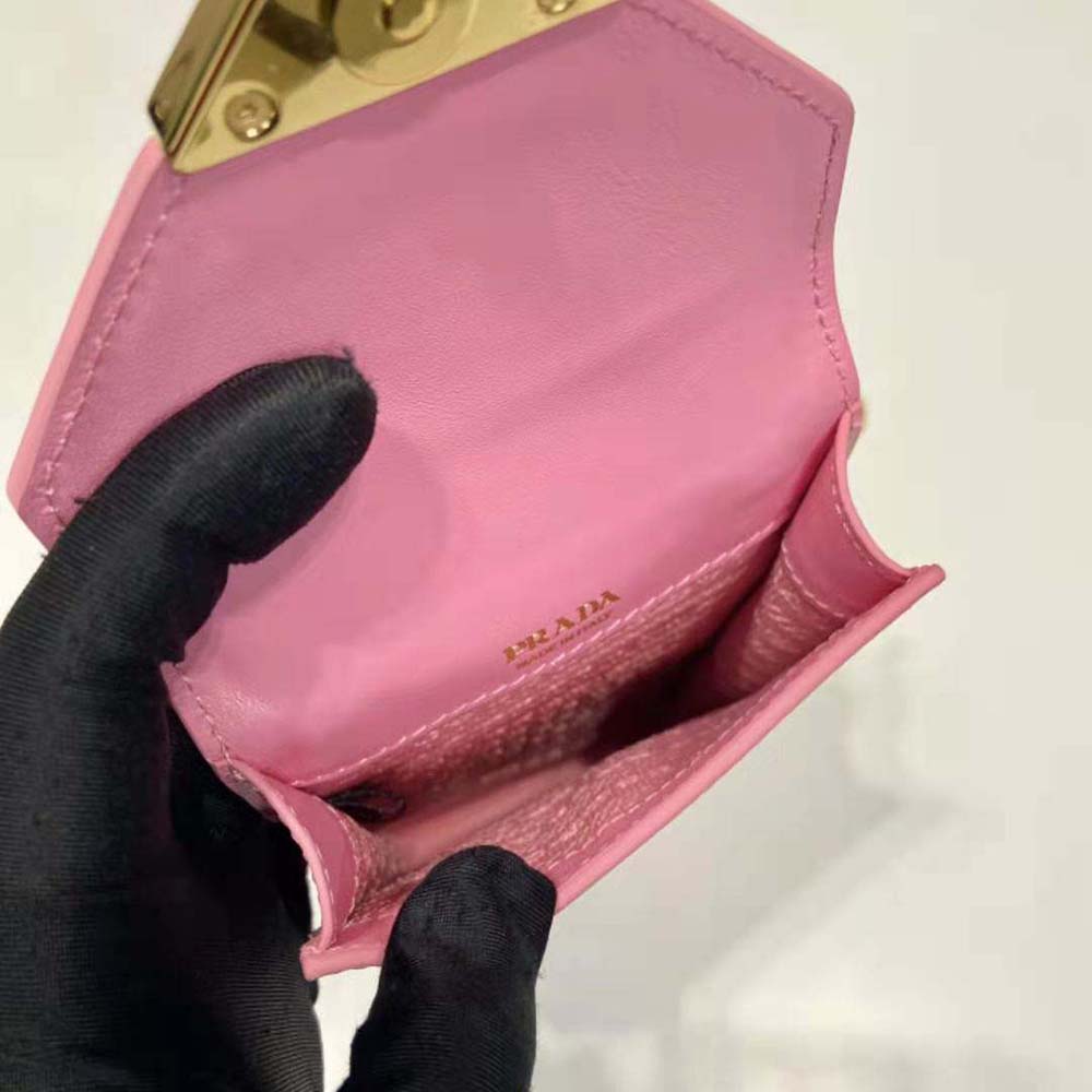 Prada Women Saffiano Leather Mini-Bag-Pink - image 9