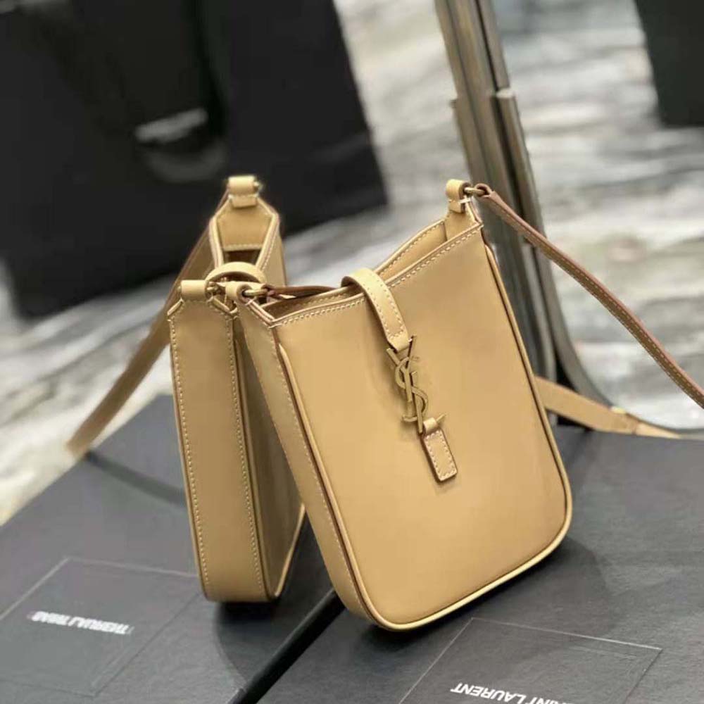Saint Laurent YSL Women Le 5 à 7 Mini Vertical in Vegetable-Tanned Leather-Sandy - image 5