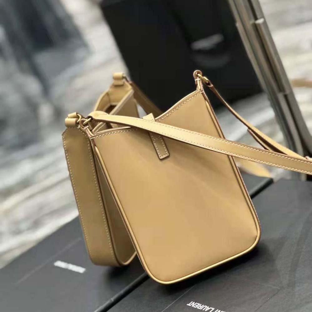 Saint Laurent YSL Women Le 5 à 7 Mini Vertical in Vegetable-Tanned Leather-Sandy - image 6