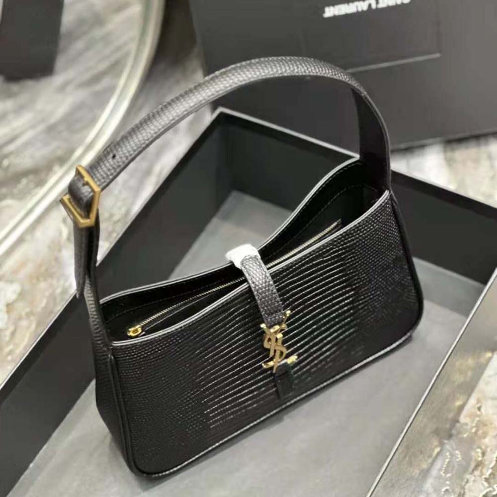 Saint Laurent YSL Women Le 5 à 7 Mini in Lizard-Black - image 6