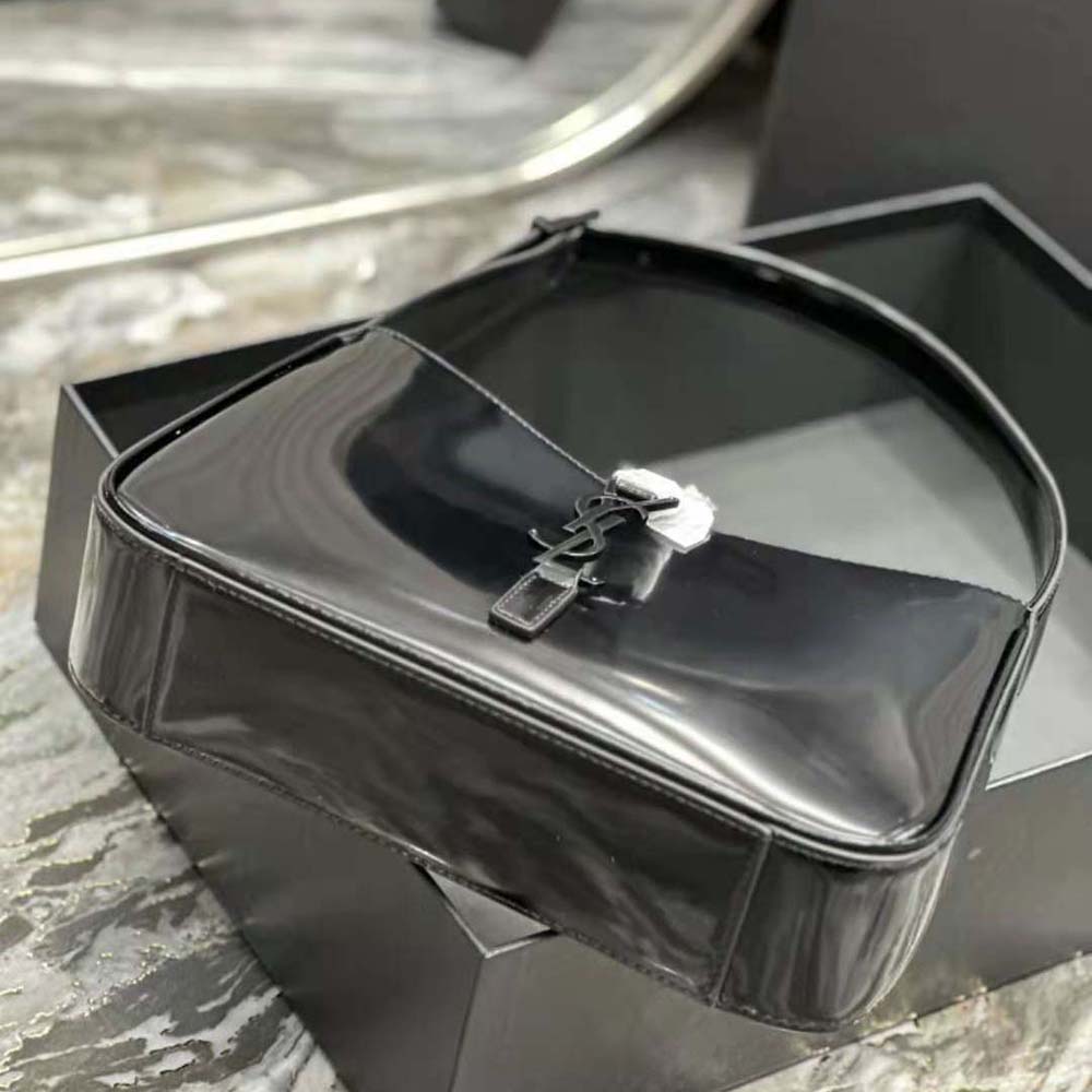 Saint Laurent YSL Women Le 5 à 7 in Shiny Leather-Black - image 6