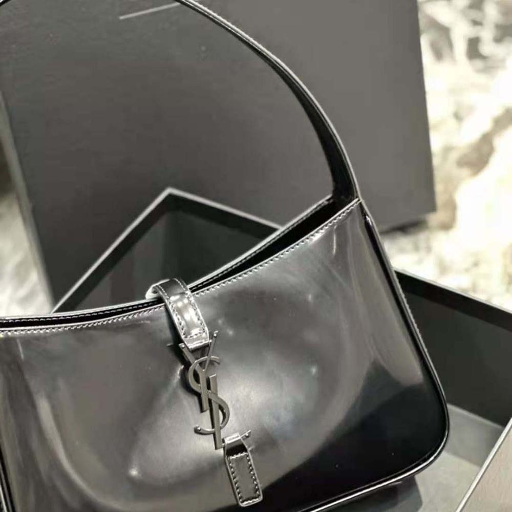 Saint Laurent YSL Women Le 5 à 7 in Shiny Leather-Black - image 9