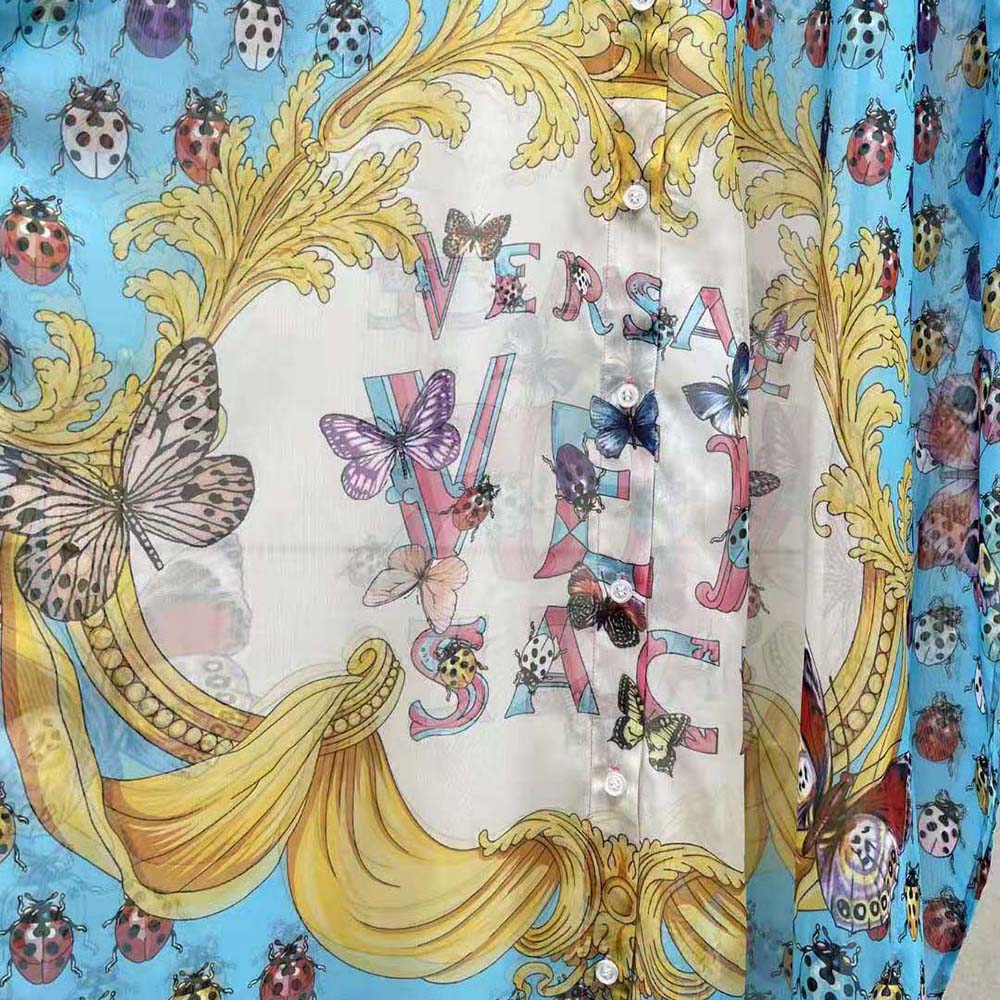 Versace Women Butterflies Shirt Cover-up - image 6