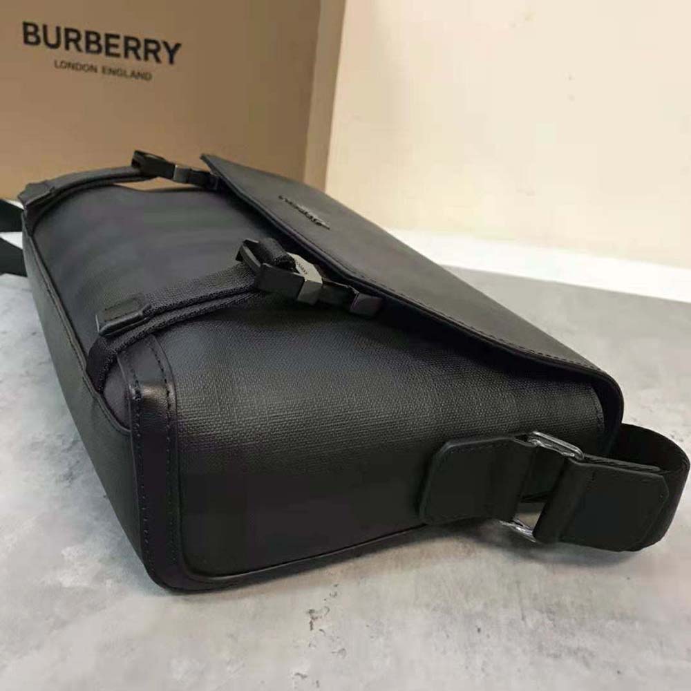 Burberry Men Large Wright Bag in Calf Leather-Black - image 8